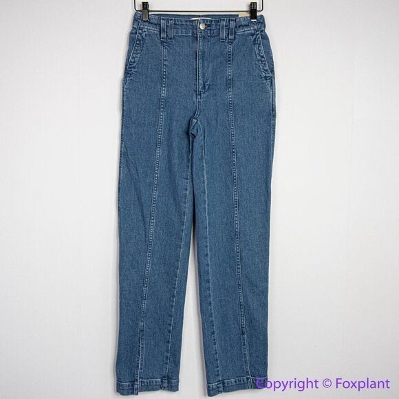 NEW‎ Madewell Perfect Vintage Jean in Medium Indigo Wash: Seamed Edition, 25 - Picture 3 of 16